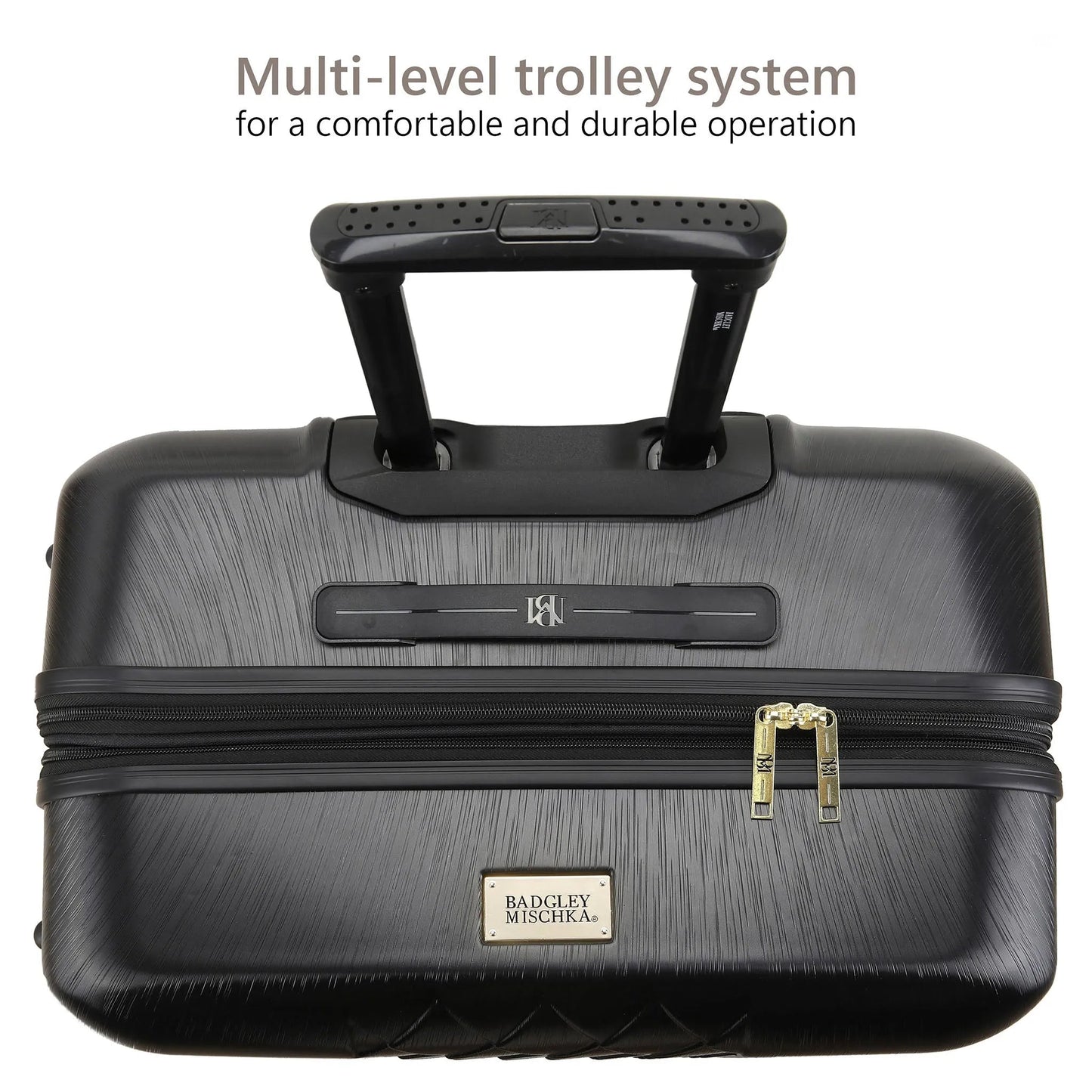 Diamond 3 Piece Expandable Chic Luggage Set