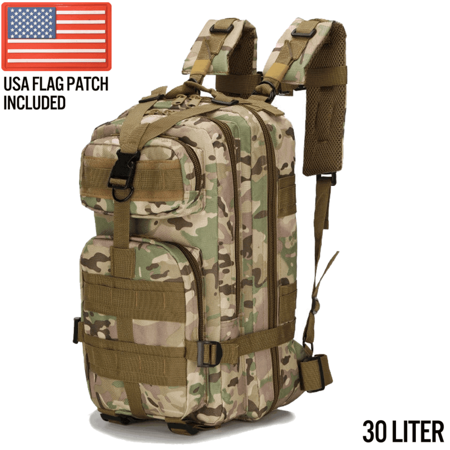 XGear Tactical Small 30L Tactical Backpack Survival Bag