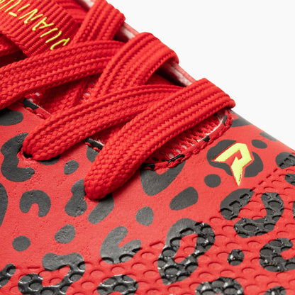 Red Leopard Cleats — Quantum Carbon by Phenom Elite