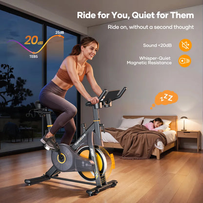 Toputure TEB5 Magnetic Exercise Bike for Indoor Cycling
