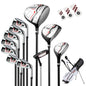 Women's Complete Golf Clubs and Bag Set with Headcovers and Putter-Red