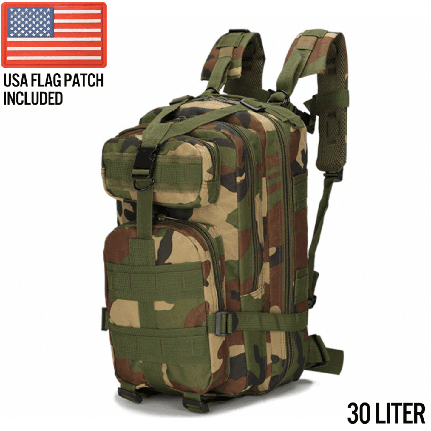 XGear Tactical Small 30L Tactical Backpack Survival Bag