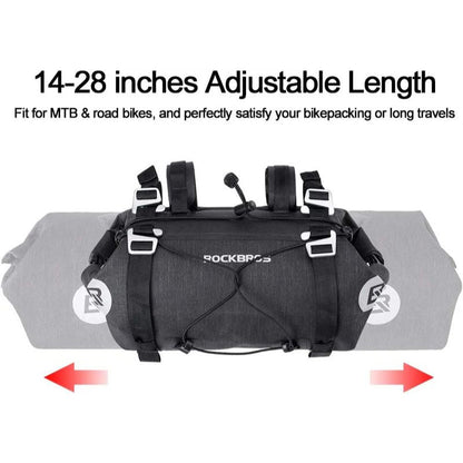 Barrel-Shaped Waterproof Handlebar Bags - 7L-14L