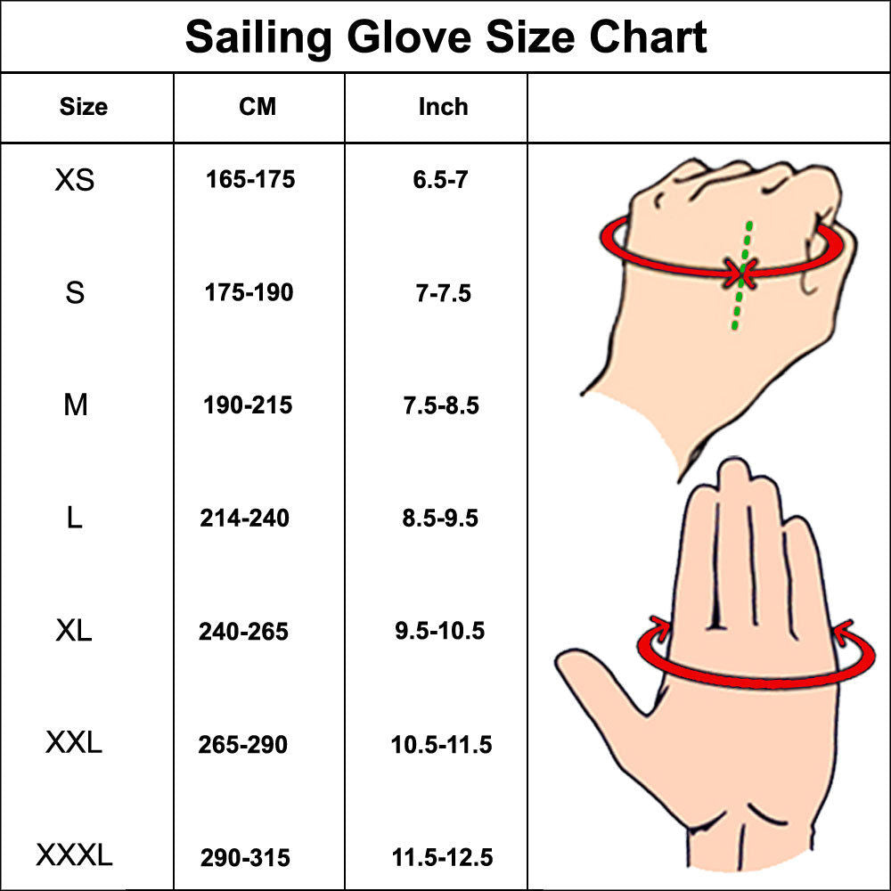 True Sailors Sailing Gloves Kayaking Yachting Dinghy Rope Fishing Tool Short Finger Glove