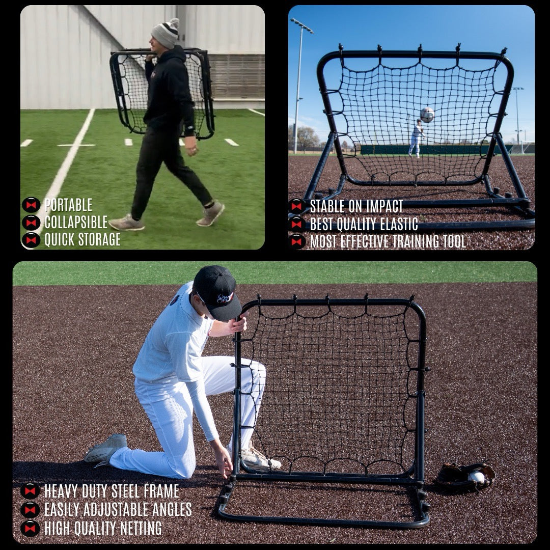 Web Rebounder 3x3 Portable Multi-Sport Defensive Trainer