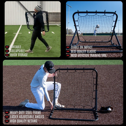 Web Rebounder 3x3 Portable Multi-Sport Defensive Trainer