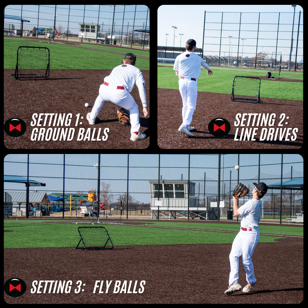 Web Rebounder 3x3 Portable Multi-Sport Defensive Trainer